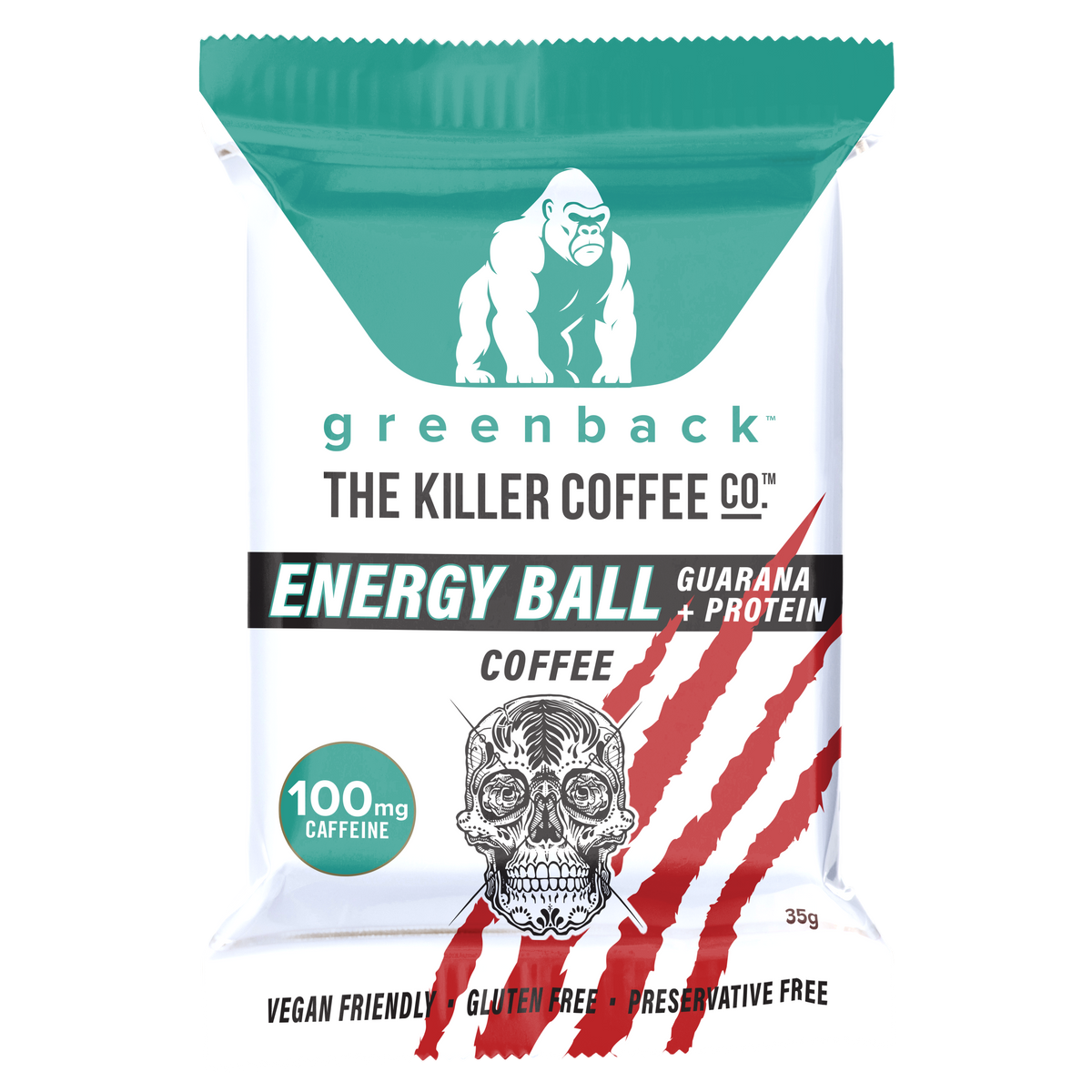Killer Coffee X Greenback Protein Energy Balls - 10 Pack